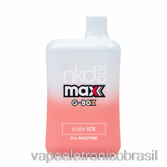 Vape Eletrônico Gbox X Naked 100 5500 Descartável Exuberante Ice